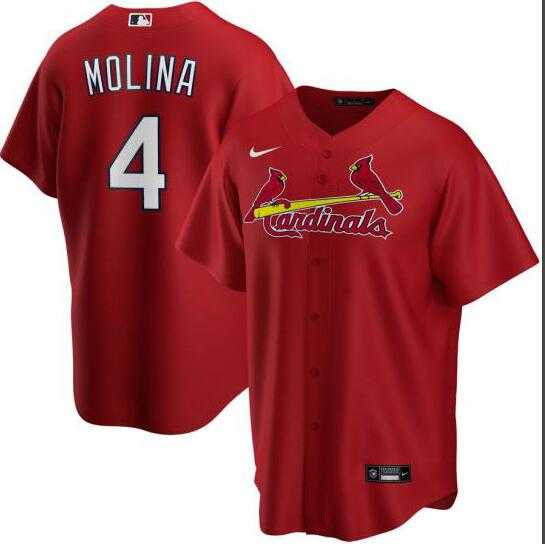 Cardinals 4 Yadier Molina Red 2020 Nike Cool Base Jersey Dzhi,We sell and wholesale Cardinals 4 Yadier Molina Red 2020 Nike Cool Base Jersey Dzhi on line form chian!